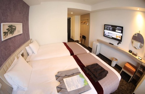 Kashiwa Hotel | Standard twin Nonsmoking vs|Standardroom on/Kashiwa Chiba