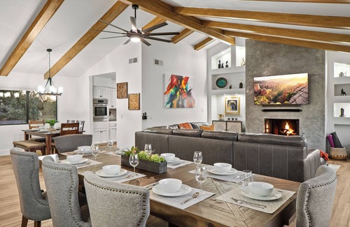 Sedona House | Starview Sedona - Wow Views! 4BR Pool Spa Firepit GameRoom Location