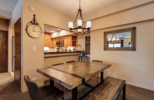 Peak 9 Condo | Steps from ski lift and Main Street