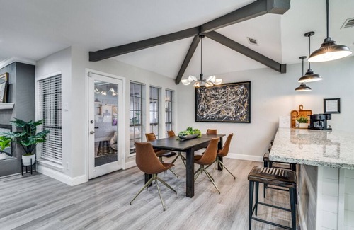 Rowlett House | Steps From The Lake with 5 Bedrooms & 4 Baths, Heated Pool and Hot Tub!