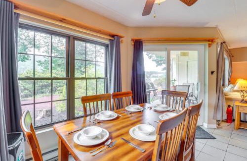 Lake Harmony Apartment | Steps to Shore Scenic Big Boulder Lake Condo!
