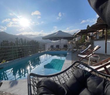 Kounelion Villa | Stone Heaven Villa -Poolside BBQ & Fresh Herbs