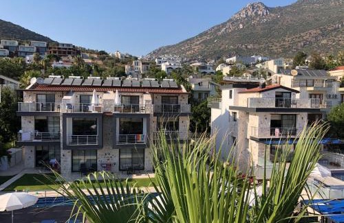 Kalkan Apartment | Stone House Aparts Dublex 3 plus1 mit Meerblick und Jakuzzi Kalkan No 6