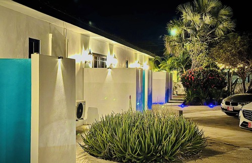 Oranjestad-West Apartment | Studio 4 Luxurious, 3-minute walk to the beach in an exclusive neighborhood.
