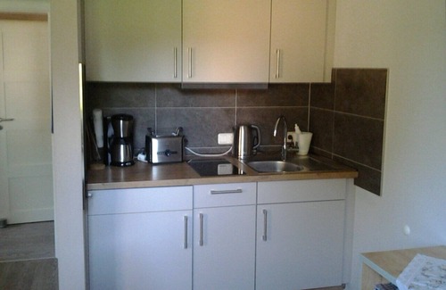 Dobin am See Apartment | Studio Apartment 'Fewo Inselblick - Am Schweriner See' with Lake View, Private Terrace and Wi-Fi