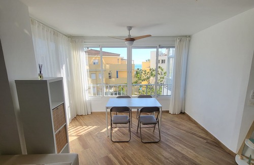 La Cala de Mijas Apartment | Studio Apartment 'Estudio En La Cala De Mijas' with Sea View, Wi-Fi and Air Conditioning