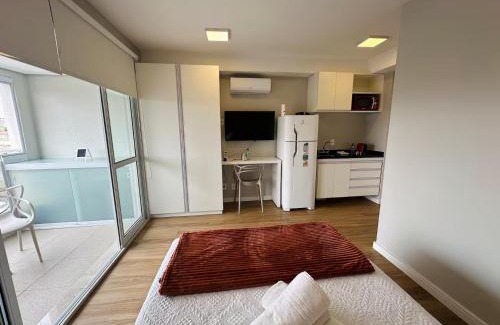 Campo Belo Apartment | Studio com Garagem - CGH, SP Expo eTransa Expo, Consulado Americano