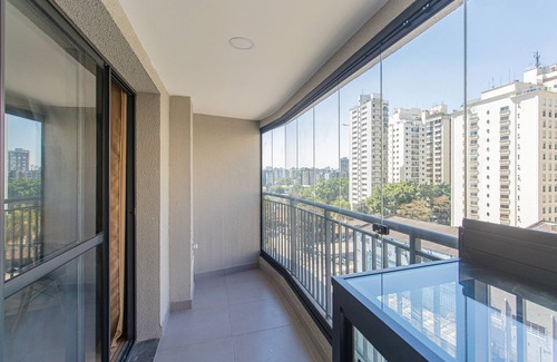 Brooklin Paulista Apartment | Studio com Varanda e Academia pr Ximo ao Metr