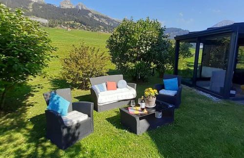Leysin Apartment | Studio dans un chalet avec jardin privatif