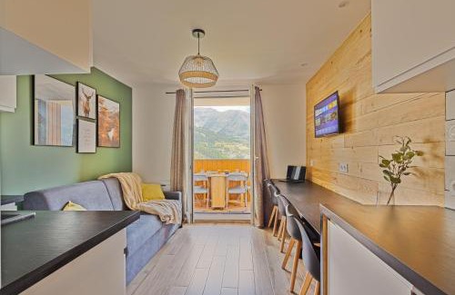 Allos le Seignus Apartment | Studio de charme avec vue sur le Val d'Allos, parking et Wifi gratuit