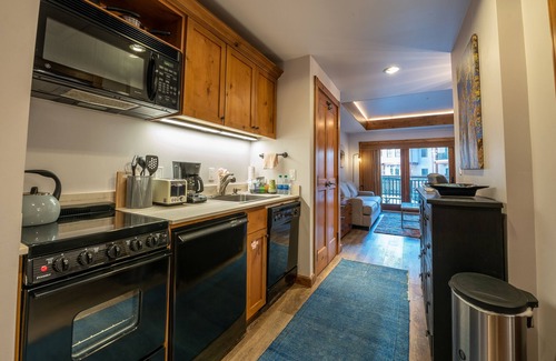 Crested Butte Condo | Studio Efficiency Unit With Balcony Over Mountaineer Square 1 Bedroom Condo - No Cleaning Fee! by RedAwning