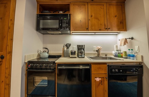 Crested Butte Condo | Studio Efficiency Unit With Balcony Over Mountaineer Square 1 Bedroom Condo - No Cleaning Fee! by RedAwning