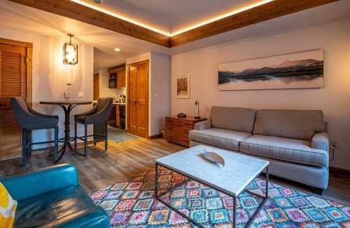 Crested Butte Condo | Studio Efficiency Unit With Balcony Over Mountaineer Square 1 Bedroom Condo - No Cleaning Fee! by RedAwning