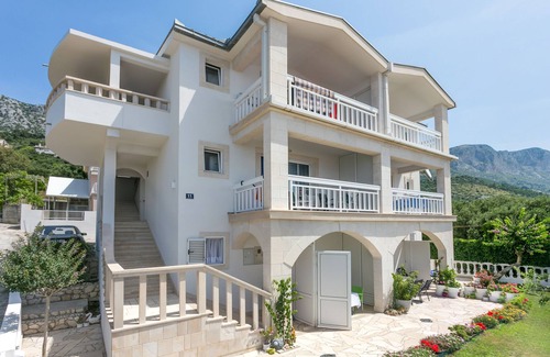 Podaca Apartment | Studio flat with terrace and sea view Podaca, Makarska (AS-6736-b)