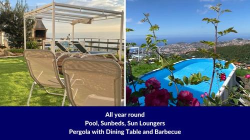 Monte Villa | Studio Geek Villa - Open Space - 5m from 5 top attractions - Pool all year round, Dining Pergola, Barbecue - Funchal Matrix Holiday Home