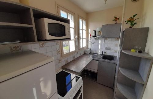 La Roche-Posay Apartment | Studio lumineux centre-ville La Roche-Posay avec WI-FI, lave-linge, lave-vaisselle, animaux admis - FR-1-541-131