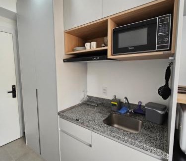 Santo Amaro Apartment | Studio Music - ao lado do metrô Alto da Boa Vista - ABV106