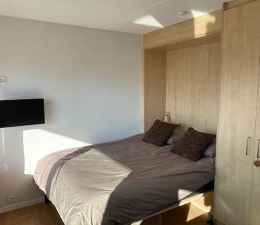 Ovronnaz Apartment | Studio rénové avec vue panoramique