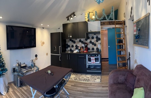 Moelan-sur-Mer Apartment | Studio t1 pool spa sauna independent