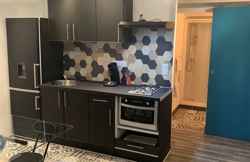 Moelan-sur-Mer Apartment | Studio t1 pool spa sauna independent