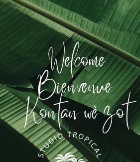 Tartane Apartment | Studio Tropical avec vue mer dans une résidence hôtelière