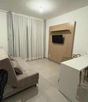 Centro Apartment | Studio Vibe 2206 com Piscina Academia e Varanda
