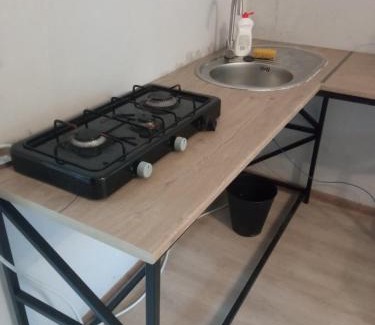 Zugdidi Apartment | studio with a fireplace