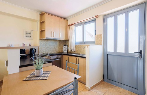 Filiatra Apartment | Studio with Balcony Steps from Filiatra Square