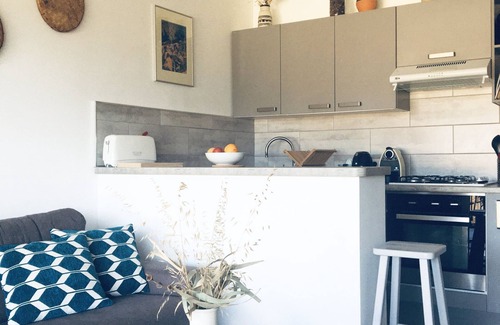 Spelunca-Liamone Apartment | Studio with separate bedroom. Terrace sea view. Bay of Sagone