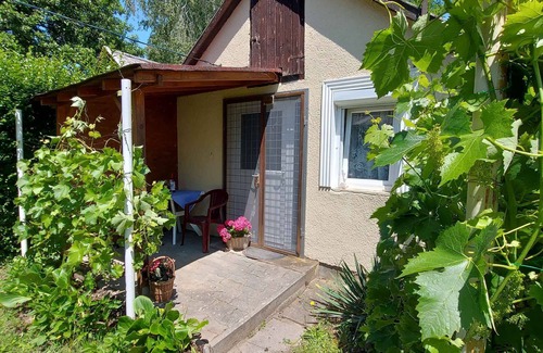 Balatonfoldvar Apartment | Studio with shady garden, washing machine and internet