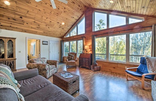 Monson House | Stunning Monson Getaway on the Water!