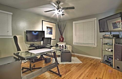 Southfield House | Suburban Detroit Home with Porch, Yard and Fire Pit!