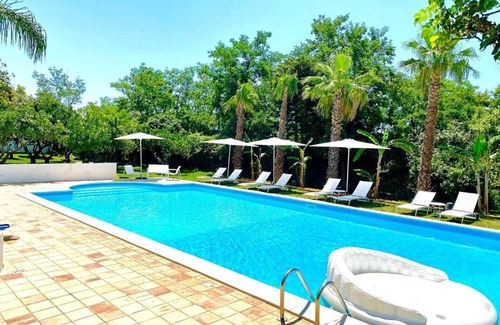 Porto Empedocle Villa | Suite with Pool View