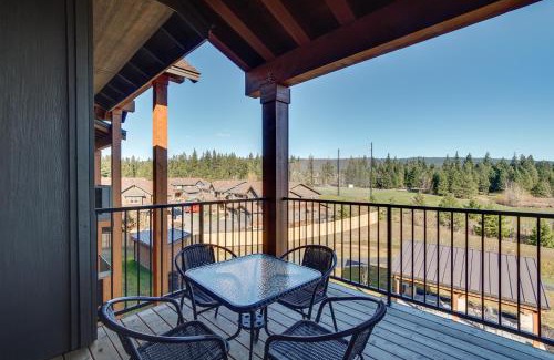Cle Elum Apartment | Suncadia Resort Condo Balcony and Golf Course Views