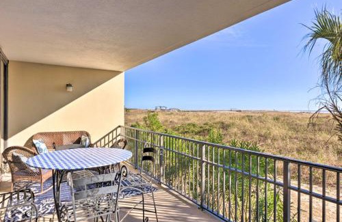 Dauphin Island Apartment | Sunny First-Floor Condo with Ocean-View Balcony!