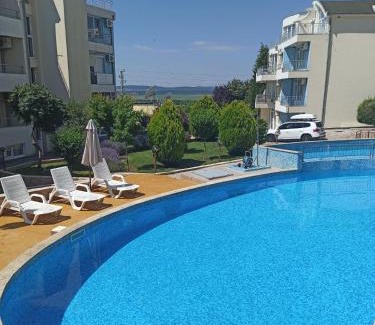 Kosharitsa Apartment | Sunset Studio in Kosharitsa with Pool, SPA, Gym and Parking by Flat Mаnager