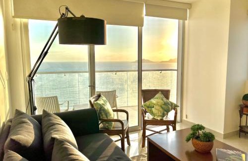 Mazatlan Apartment | Sunset View Malecón 1401 Vista panoramica al mar