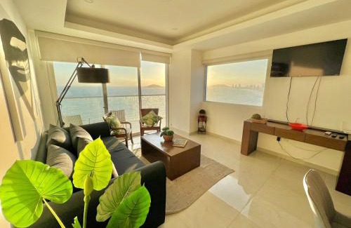 Mazatlan Apartment | Sunset View Malecón 1401 Vista panoramica al mar
