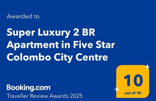 Colombo 02 Apartment | Super Luxury 2 BR Apartment in Five Star Colombo City Centre