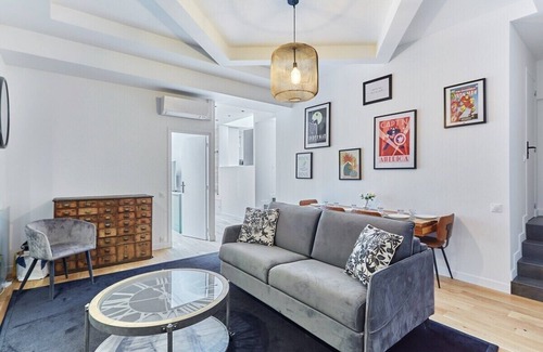 Pere Lachaise Apartment | Superb AC Loft Paris Père Lachaise 3 bdr