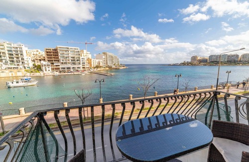 St. Julian's Apartment | Superb Views of Spinola Bay in Heart of St.julians