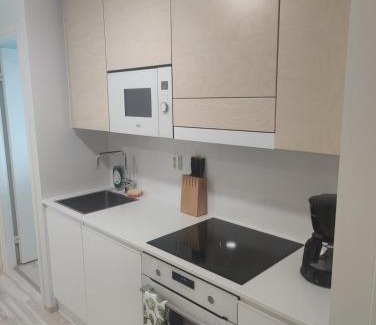 Oulu Apartment | Sweet Home, keyless, railway station, 58m2, sauna, balcony, 7th floor