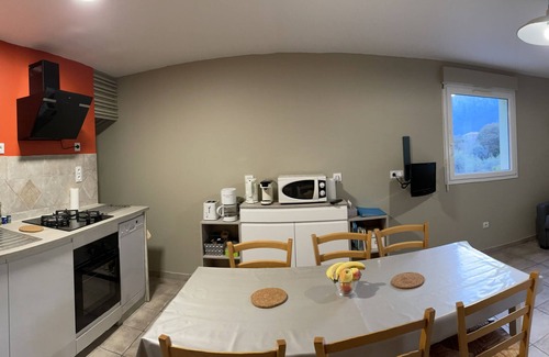 Corte Apartment | T2 41 M2 CORTE rdc villa, air conditioning wifi garden terrace, mountain view Restonica