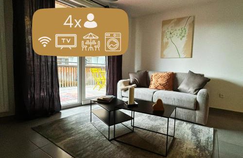 Neudorf Est Apartment | T2 - Balcon -15 min centre ville et Allemagne