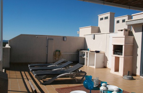 San Jorge Apartment | TAKE ADVANTAGE OF JULY AND AUGUST! Penthouse with UNIQUE terrace with BBQ and chill-out!