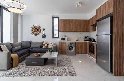 Livadia Apartment | Taupe’s 2-Bedroom Apartment & Balcony in Larnaca