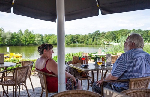 Mol RV Rental | Tent Lodge With Bathroom and Airco, Near a Lake