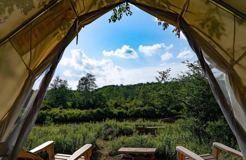 Davis RV Rental | Tentrr State Park Site - WV Blackwater Falls State Park - Site C - Double Camp