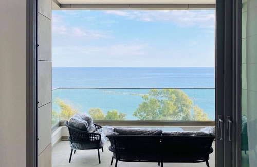 Agios Tychon Apartment | The Address - Seaview Luxury 2 Bedroom Apartment