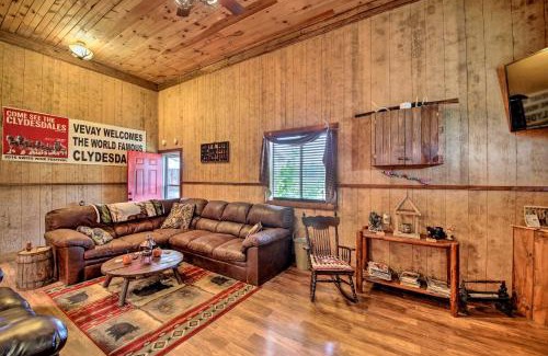 Florence House | The Bovard Lodge Rustic Cabin Near Ohio River!